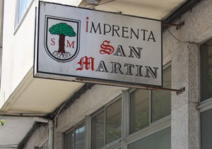 Imprenta San Martín San Pedro Santiago de CompostelaDee